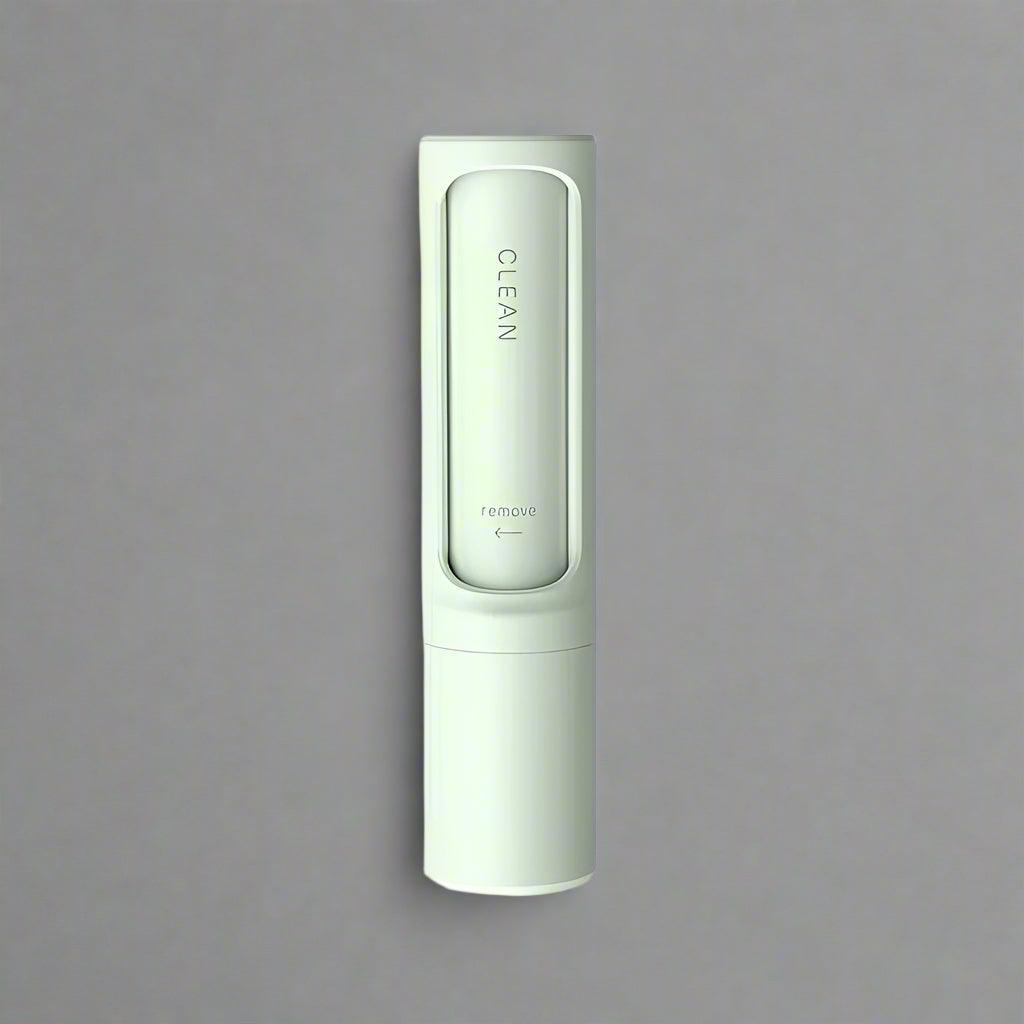 Mint green electronic device with 'CLEAN' branding on a white background